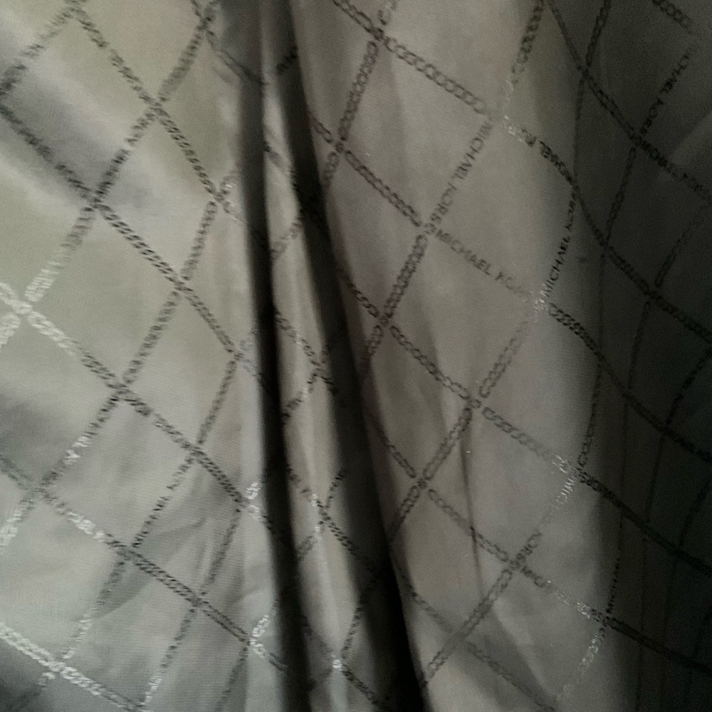 Michael Kors Double Breasted Wool Blend Long Coat Navy Blue Size Small NWT - Picture 5 of 5